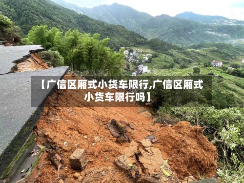【广信区厢式小货车限行,广信区厢式小货车限行吗】