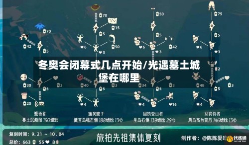 冬奥会闭幕式几点开始/光遇墓土城堡在哪里-第2张图片